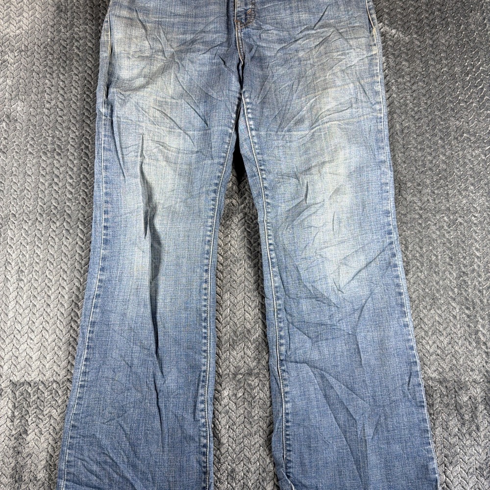 Levi's 512 Perfectly Slimming Boot Cut‎ Blue Wash Jeans Womens Size 14M